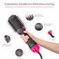 Hot Air Brush Multi-Function Hair Dryer Straightener Curler